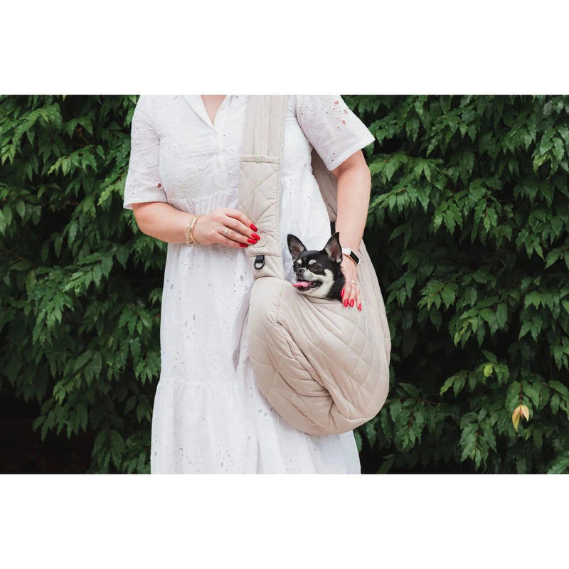 FuzzYard Life Quilted Sling Carrier Sandstone ($)($)