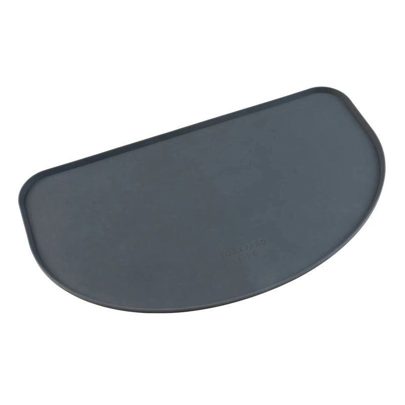 FuzzYard Life Silicone Feeding Mat Slate Grey-Habitat Pet Supplies