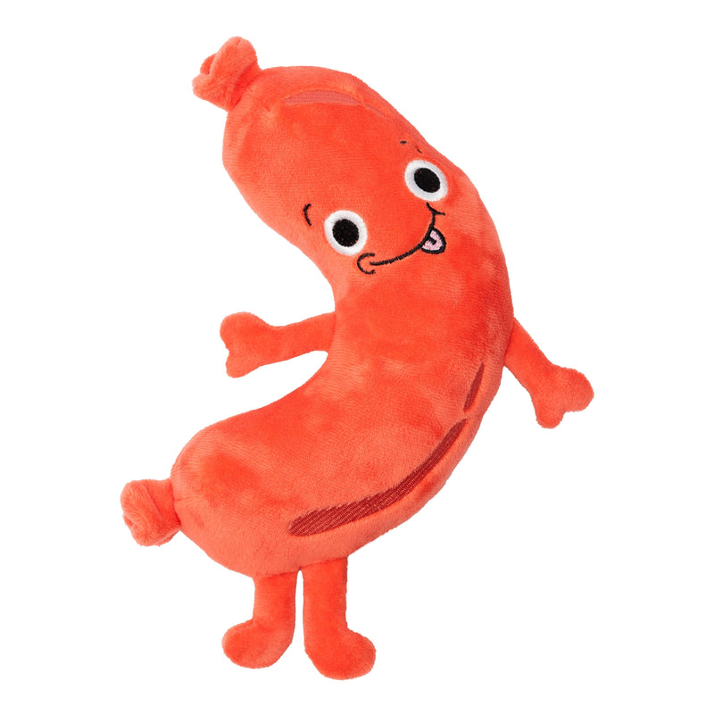FuzzYard Meatheads Brad Wurst Soft Dog Toy-Habitat Pet Supplies