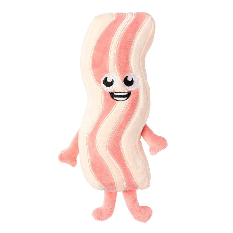 FuzzYard Meatheads Kevin Bacon Soft Dog Toy (+_+)-Habitat Pet Supplies