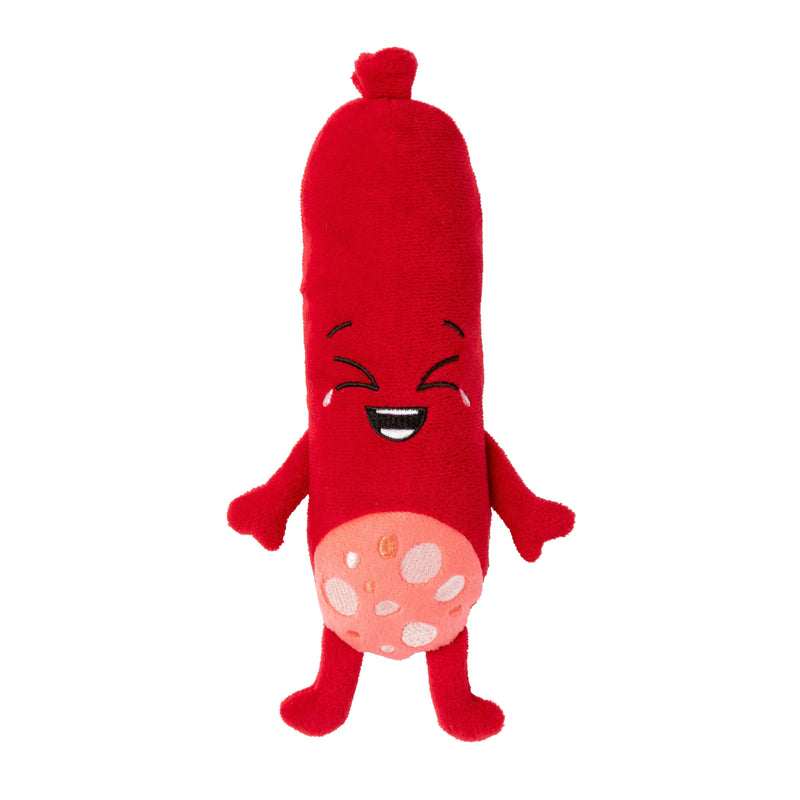 FuzzYard Meatheads Pepper-Toni Soft Dog Toy-Habitat Pet Supplies