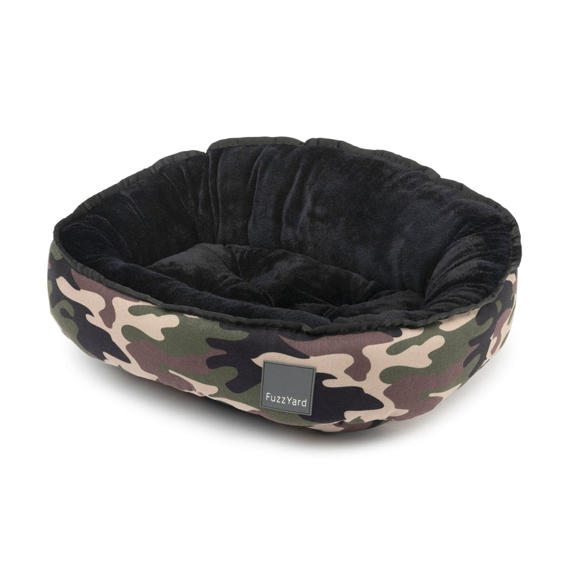 FuzzYard Reversible Dog Bed Camo Medium***-Habitat Pet Supplies