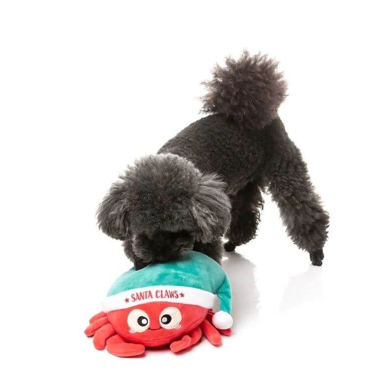 Fuzzyard Christmas Santa Claws Dog Toy
