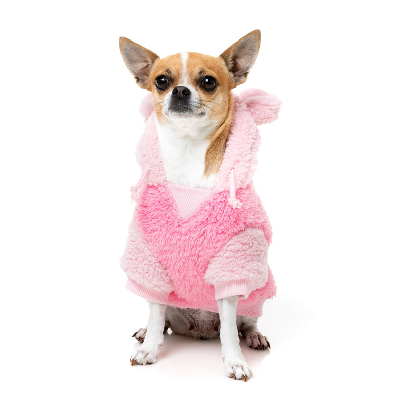 Fuzzyard Dog Apparel Winnie Hoodie Pink Size 1