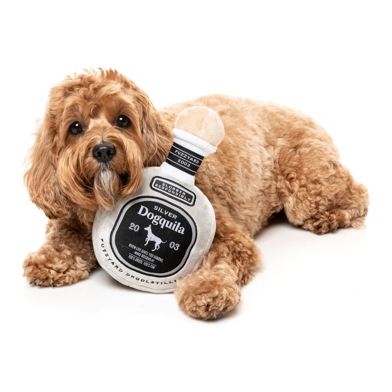 Fuzzyard Dog Toy Silver Dogquila
