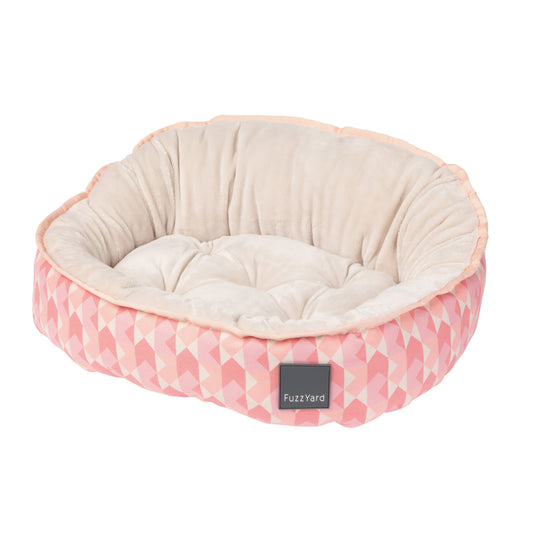 Fuzzyard Reversible Dog Bed Pink Lemonade Large