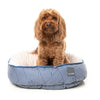 Fuzzyard Reversible Dog Bed Thornbury Aegean Blue Small