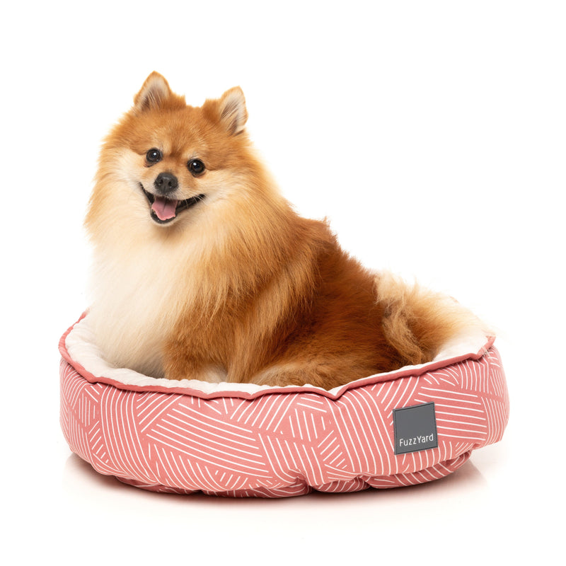 Fuzzyard Reversible Dog Bed Thornbury Brick Red Small