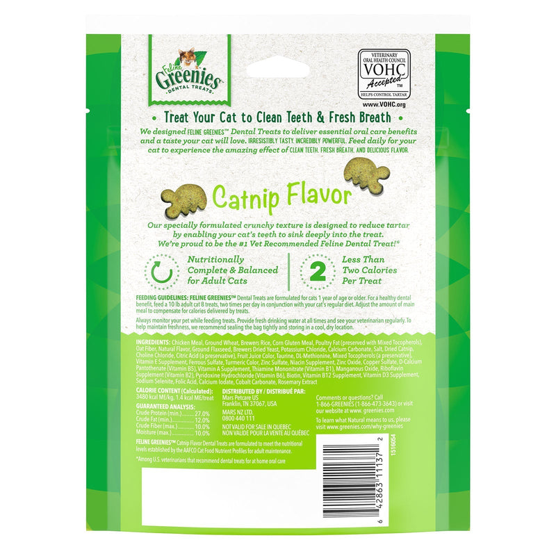 Greenies Cat Dental Treats Catnip 130g
