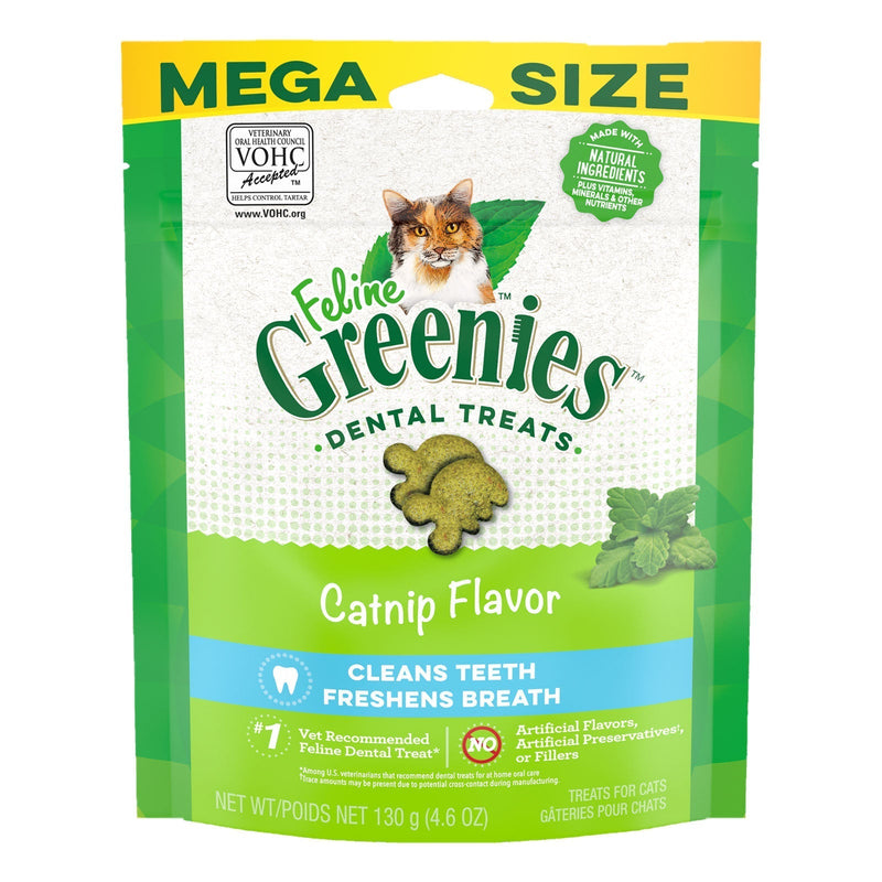 Greenies Cat Dental Treats Catnip 130g-Habitat Pet Supplies