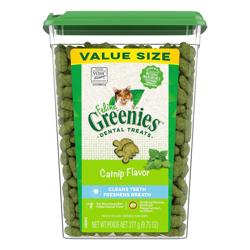 Greenies Cat Dental Treats Catnip 277g-Habitat Pet Supplies