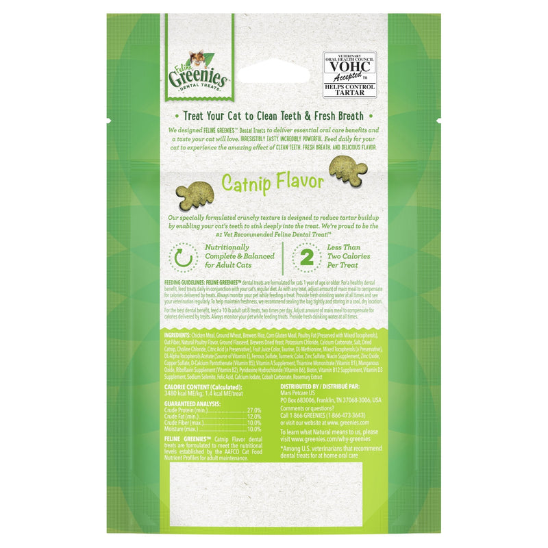 Greenies Cat Dental Treats Catnip 60g