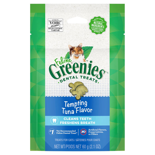 Greenies Cat Dental Treats Tempting Tuna 60g