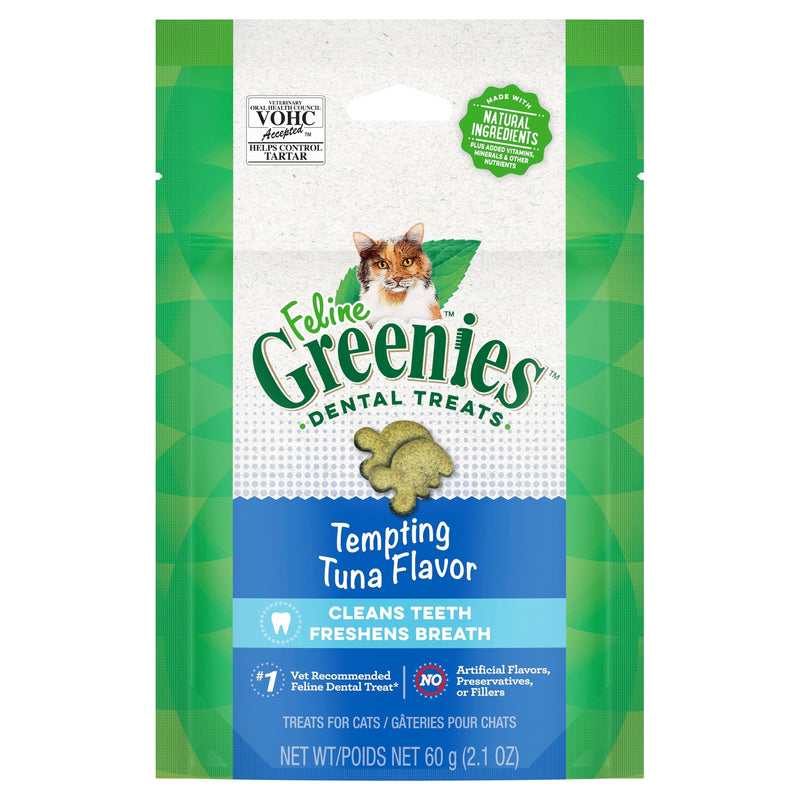 Greenies Cat Dental Treats Tempting Tuna 60g-Habitat Pet Supplies