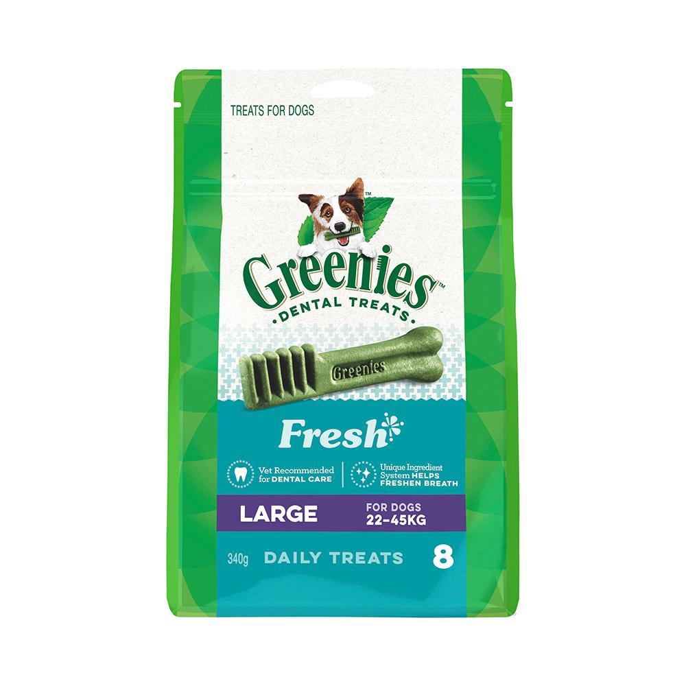 Greenies Dog Fresh Mint Dental Treats for Large Dogs 340g-Habitat Pet Supplies