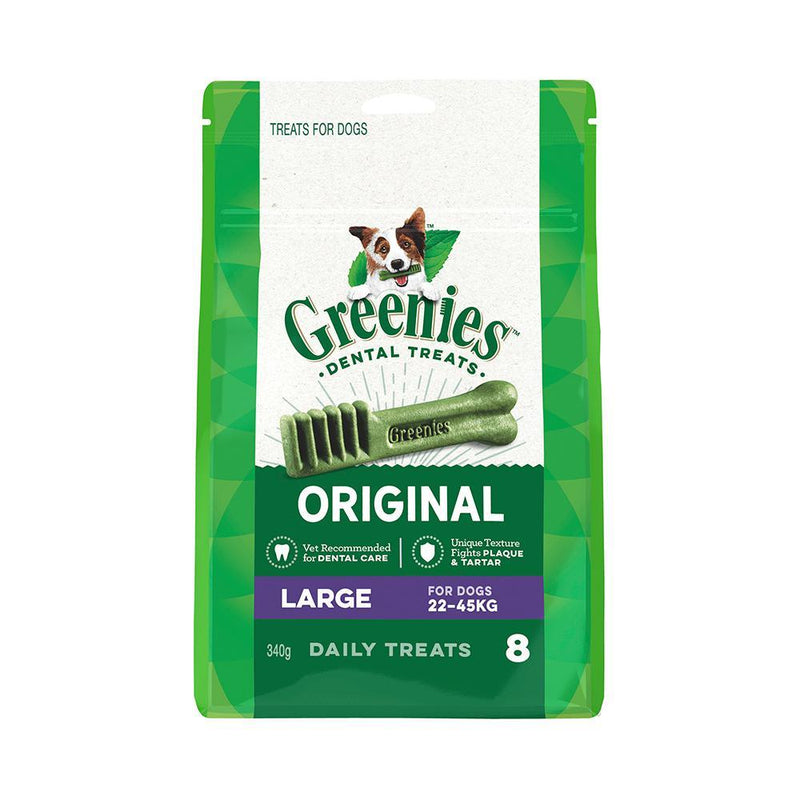 Greenies Dog Original Dental Treats for Large Dogs 340g-Habitat Pet Supplies