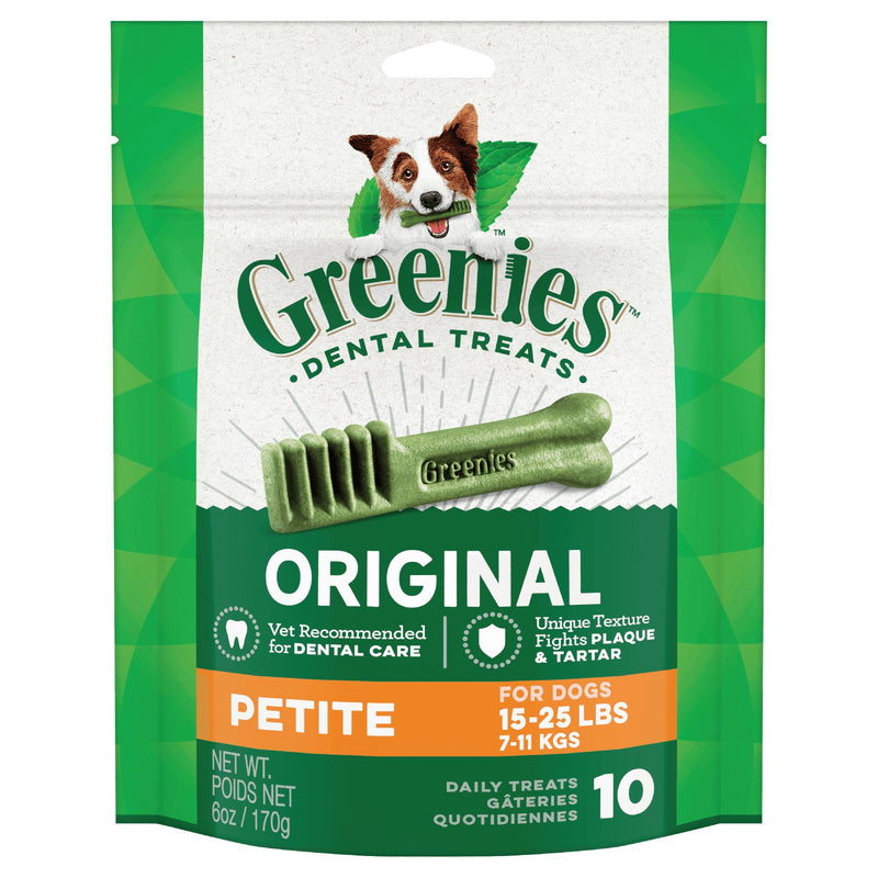 Greenies Dog Original Dental Treats for Petite Dogs 170g-Habitat Pet Supplies