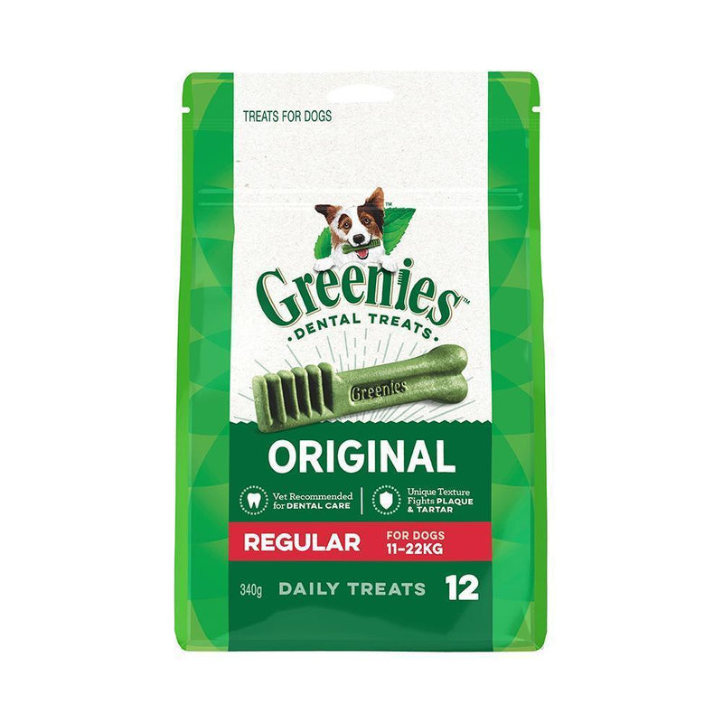Greenies Dog Original Dental Treats for Regular Dogs 340g-Habitat Pet Supplies