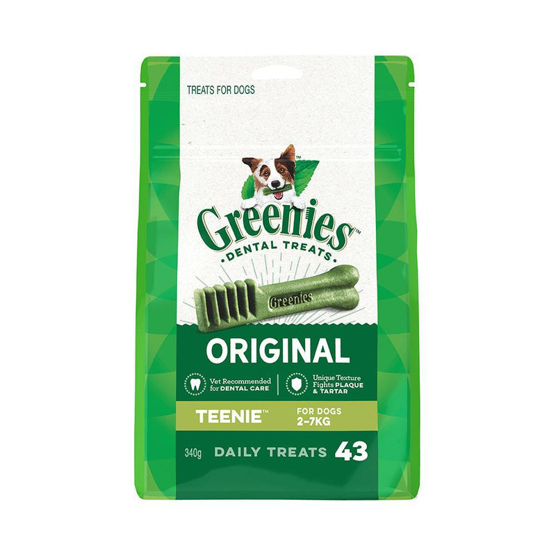 Greenies Dog Original Dental Treats for Teenie Dogs 340g-Habitat Pet Supplies