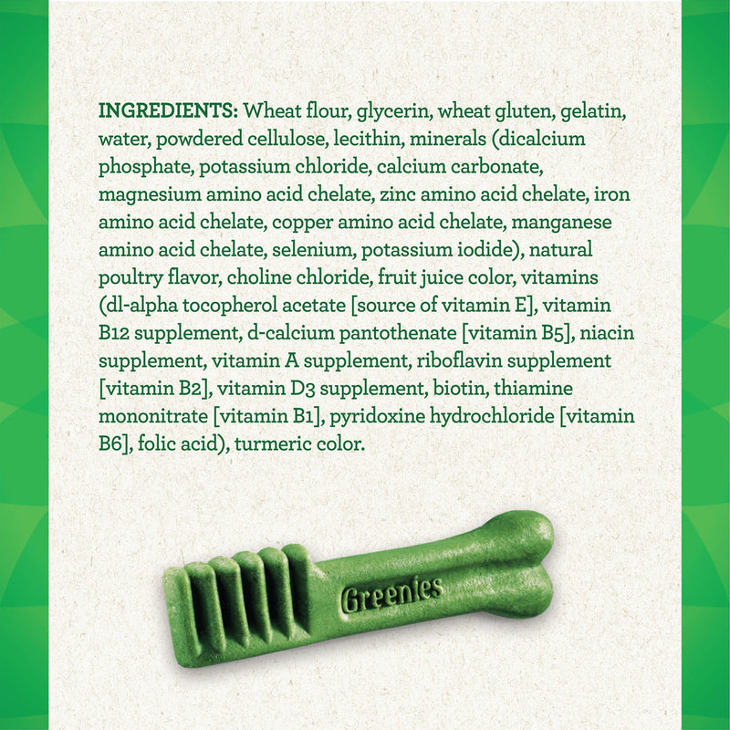 Greenies Dog Original Dental Treats for Teenie Dogs Value Pack 1kg