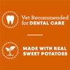 Greenies Dog Sweet Potato Dental Treats for Teenie Dogs 340g