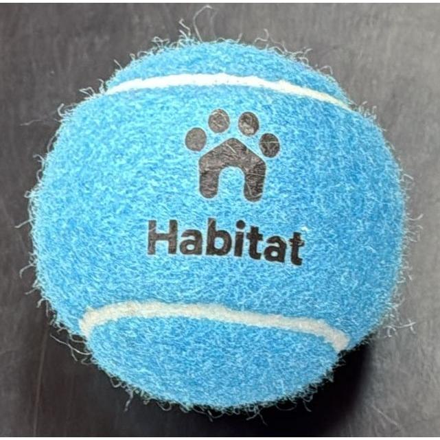 Habitat Medium Sized Tennis Ball Dog Toy Blue-Habitat Pet Supplies