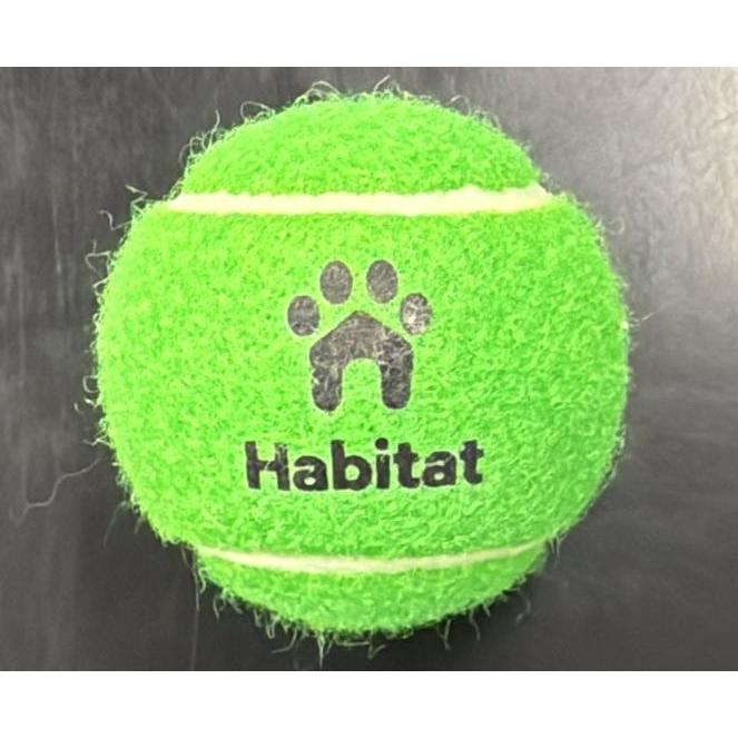 Habitat Medium Sized Tennis Ball Dog Toy Green-Habitat Pet Supplies