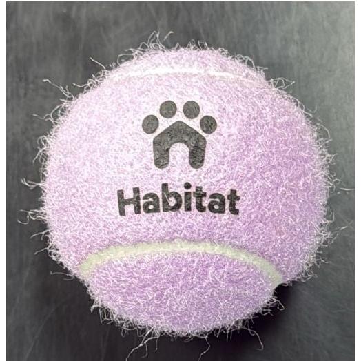 Habitat Medium Sized Tennis Ball Dog Toy Lavender-Habitat Pet Supplies