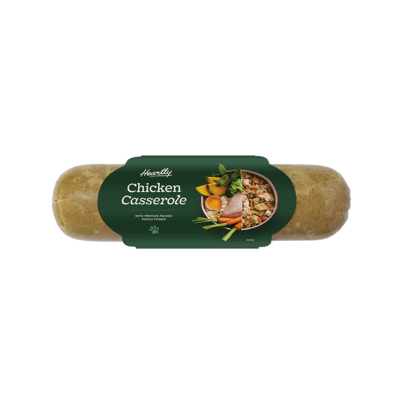 Heartly Chicken Casserole Cooked Adult Dog Food Roll 800g-Habitat Pet Supplies