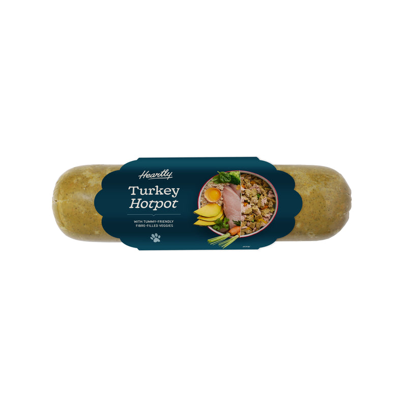 Heartly Turkey Hotpot Cooked Adult Dog Food Roll 800g-Habitat Pet Supplies