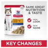 Hills Science Diet Adult 7+ Active Longevity Mature Chicken Cat Food Pouches 85g x 12