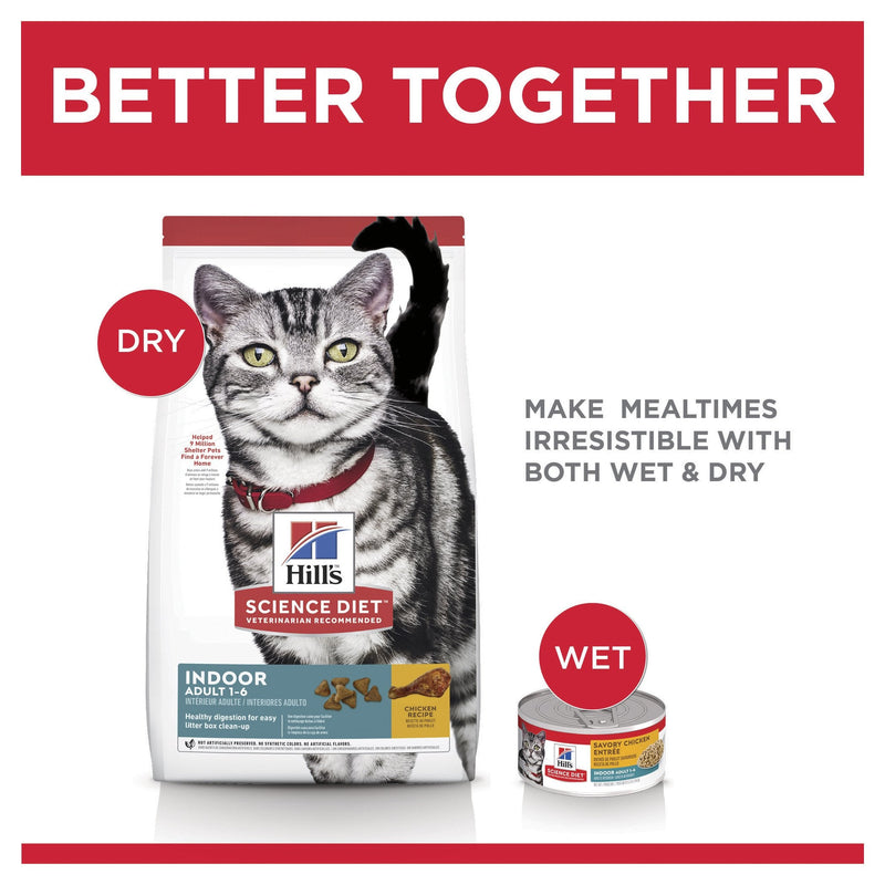 Hills Science Diet Indoor Adult Dry Cat Food 4kg