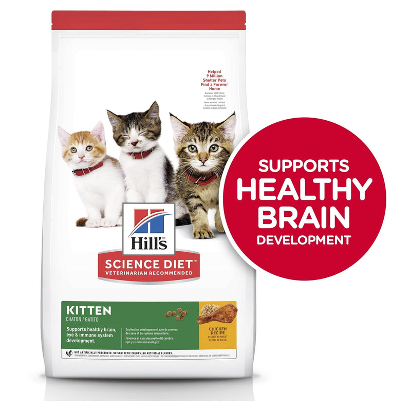 Hills Science Diet Kitten Dry Cat Food 1.58kg (+_+)