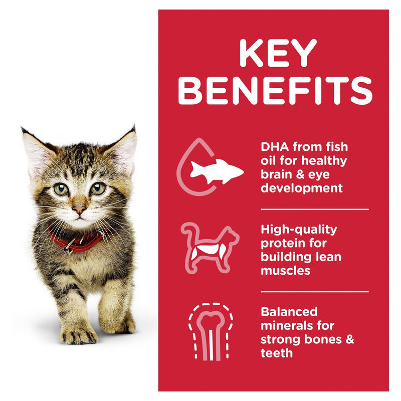 Hills Science Diet Kitten Healthy Development Ocean Fish Cat Food Pouches 85g x 12
