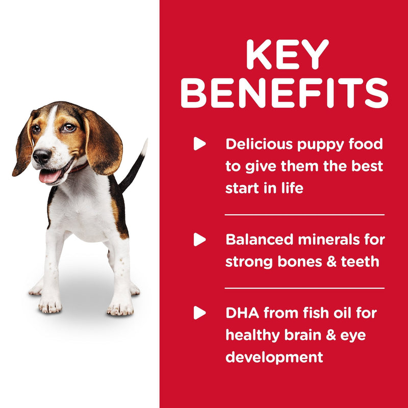 Hills Science Diet Puppy Chicken and Barley Entree Canned Dog Food 370g x 12 (+_+)