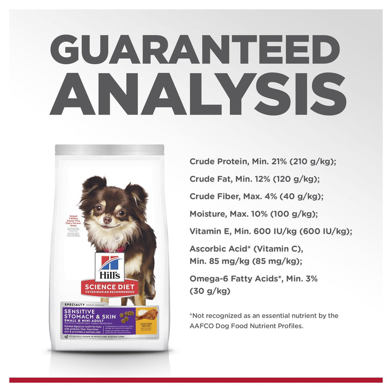 Hills Science Diet Sensitive Stomach and Skin Adult Small and Mini Dry Dog Food 1.81kg ^._.^