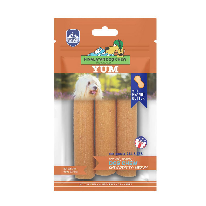 Himalayan Pet Supply Yaky Chew Yum Peanut Butter Dog Treat (+_+)-Habitat Pet Supplies