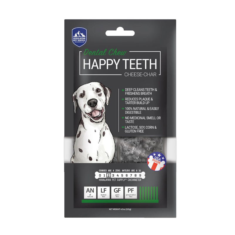 Himalayan Pet Supply Yaky Happy Teeth Charcoal Dog Treat Large-Habitat Pet Supplies