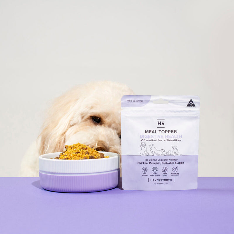 Houndztooth Raw Boost Digestive Health Meal Topper for Dogs 60g ^._.^