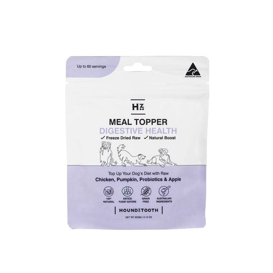 Houndztooth Raw Boost Digestive Health Meal Topper for Dogs 60g ^._.^