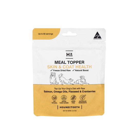 Houndztooth Raw Boost Skin and Coat Health Meal Topper for Dogs 60g ^._.^
