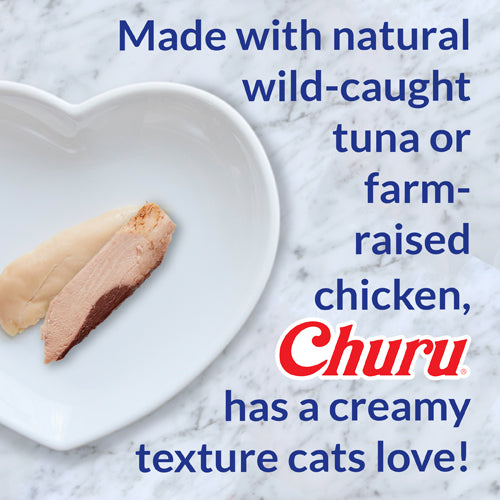 Inaba Churu Bites Chicken Wraps with Tuna Cat Treats 30g x 6 (+_+)