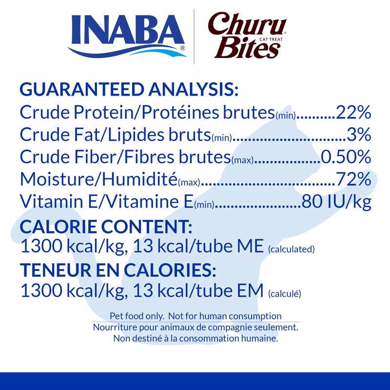 Inaba Churu Bites Chicken Wraps with Tuna Cat Treats 30g x 6 (+_+)