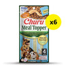 Inaba Churu Chicken and Cheese Meal Topper for Dogs 4 Pack x6 (+_+)-Habitat Pet Supplies