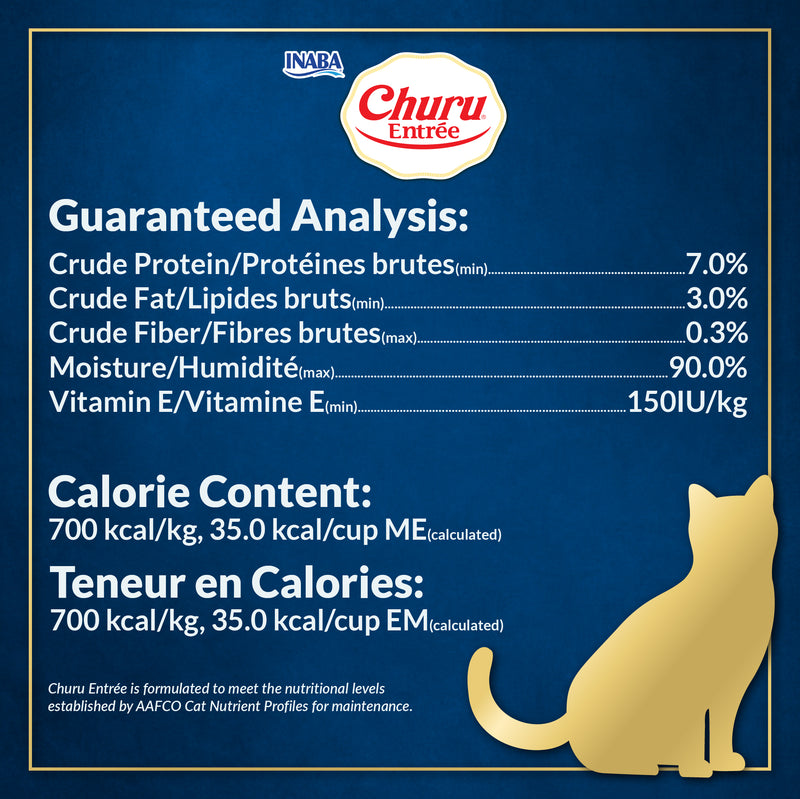 Inaba Churu Entrée Stew Complete and Balanced Cat Food Chicken Recipe Pouch 50g