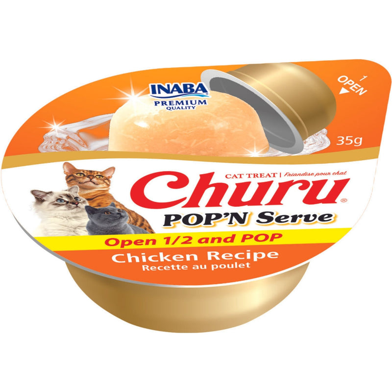 Inaba Churu Pop N Serve Chicken Jelly Treat for Cats 2 Pack :->>