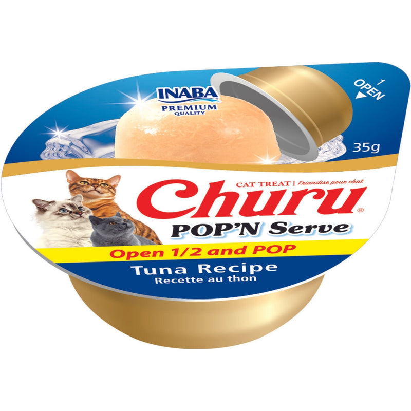 Inaba Churu Pop N Serve Tuna Jelly Treat for Cats 2 Pack x4 :->>