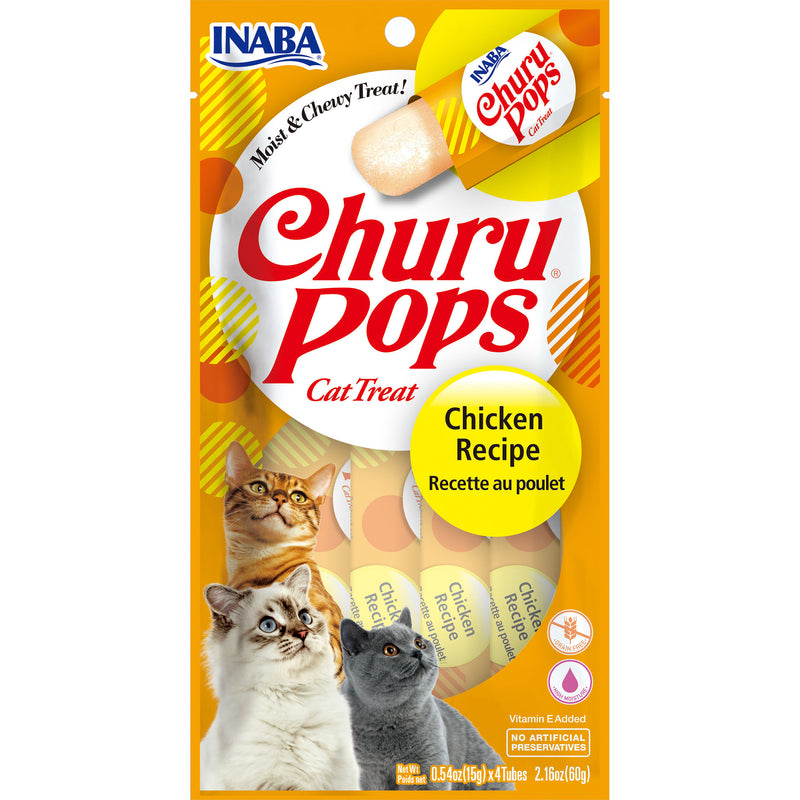 Inaba Churu Pops Chicken Cat Treats 60g x 6