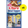 Inaba Churu Tuna Meal Topper for Cats 4 Pack x6 :->>-Habitat Pet Supplies