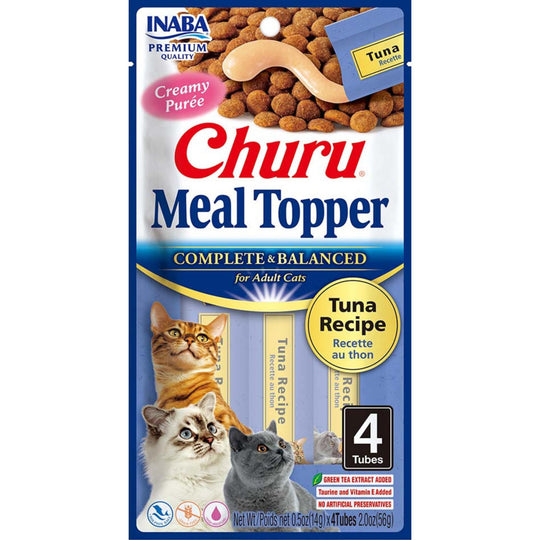 Inaba Churu Tuna Meal Topper for Cats 4 Pack